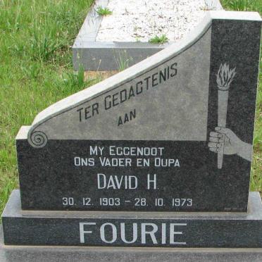 FOURIE David H. 1903-1973