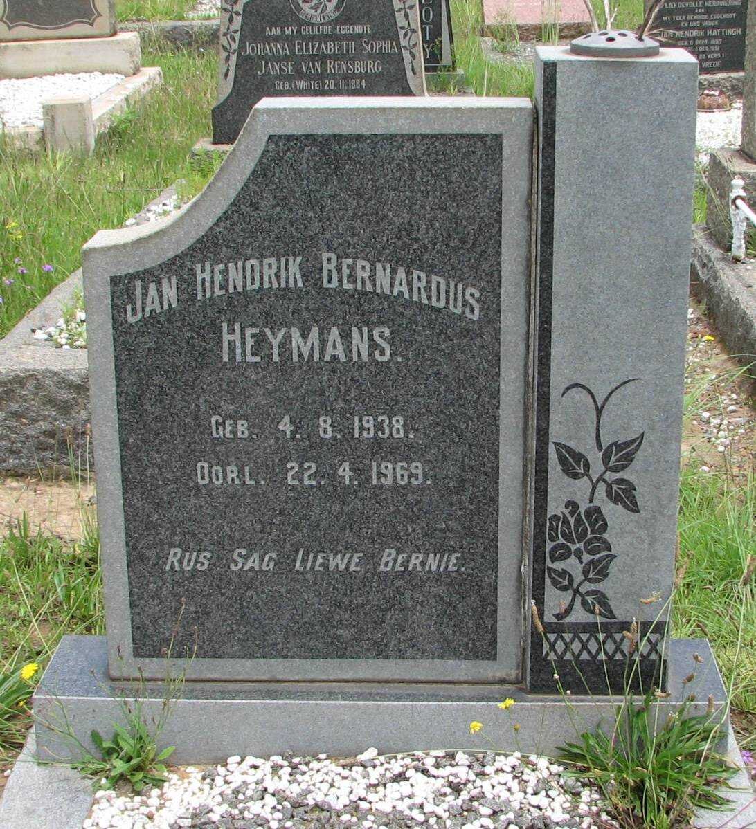 HEYMANS Jan Hendrik Bernardus 1938-1969
