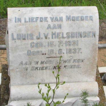 HELSDINGEN Louis J., v. 1931-1937