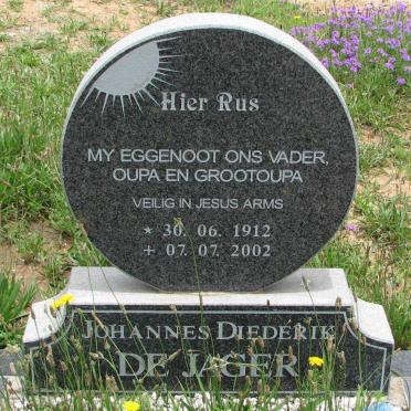 JAGER Johannes Diederik, de 1912-2002