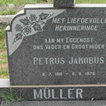 MÜLLER Petrus Jakobus 1911-1976