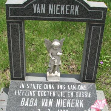 NIEKERK Baba, van 1992-1992