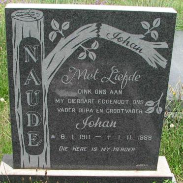 NAUDE Johan 1911-1989