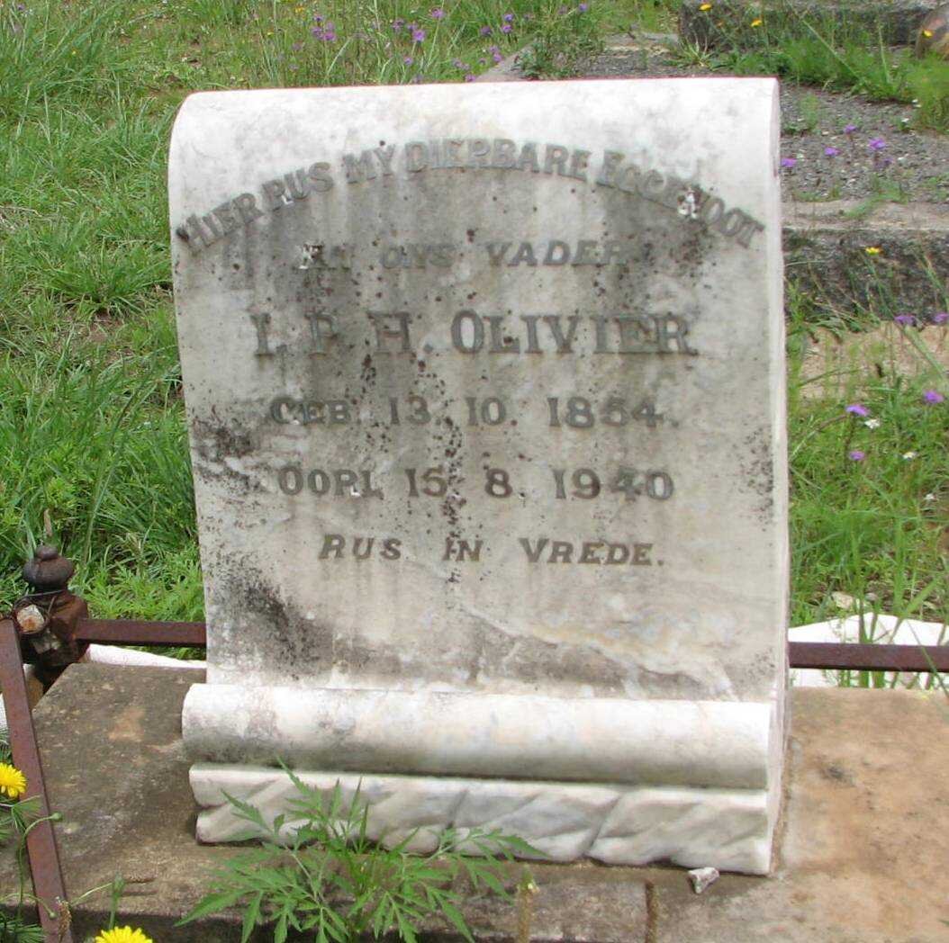 OLIVIER I.P.H. 1854-1940