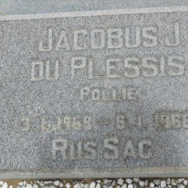 PLESSIS Jacobus J., du 1968-1968