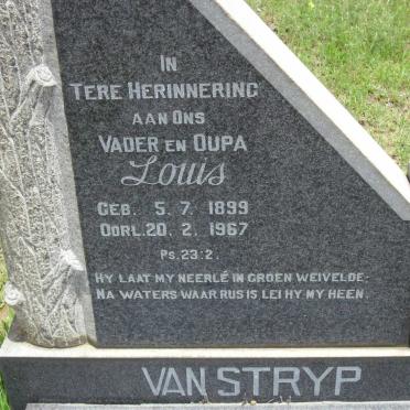 STRYP Louis, van 1899-1967