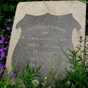 VOLSCHENK Daniel Jacobus 1905-1946