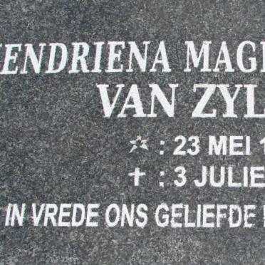 ZYL Hendriena Magdalena, van 1917-2009
