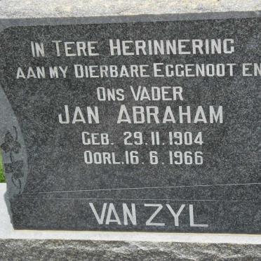 ZYL Jan Abraham, van 1904-1966