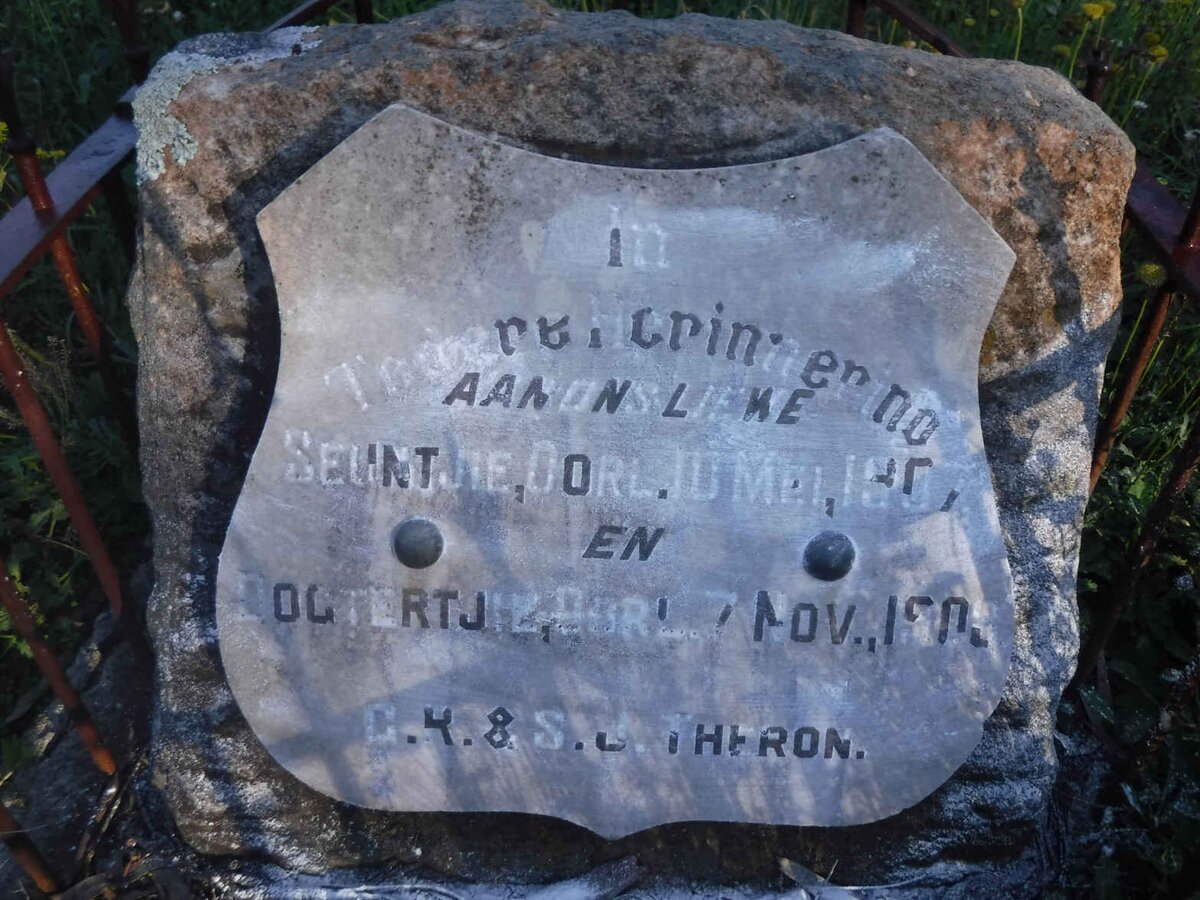 THERON Seuntjie -1907 :: THERON Dogtertjie -1908