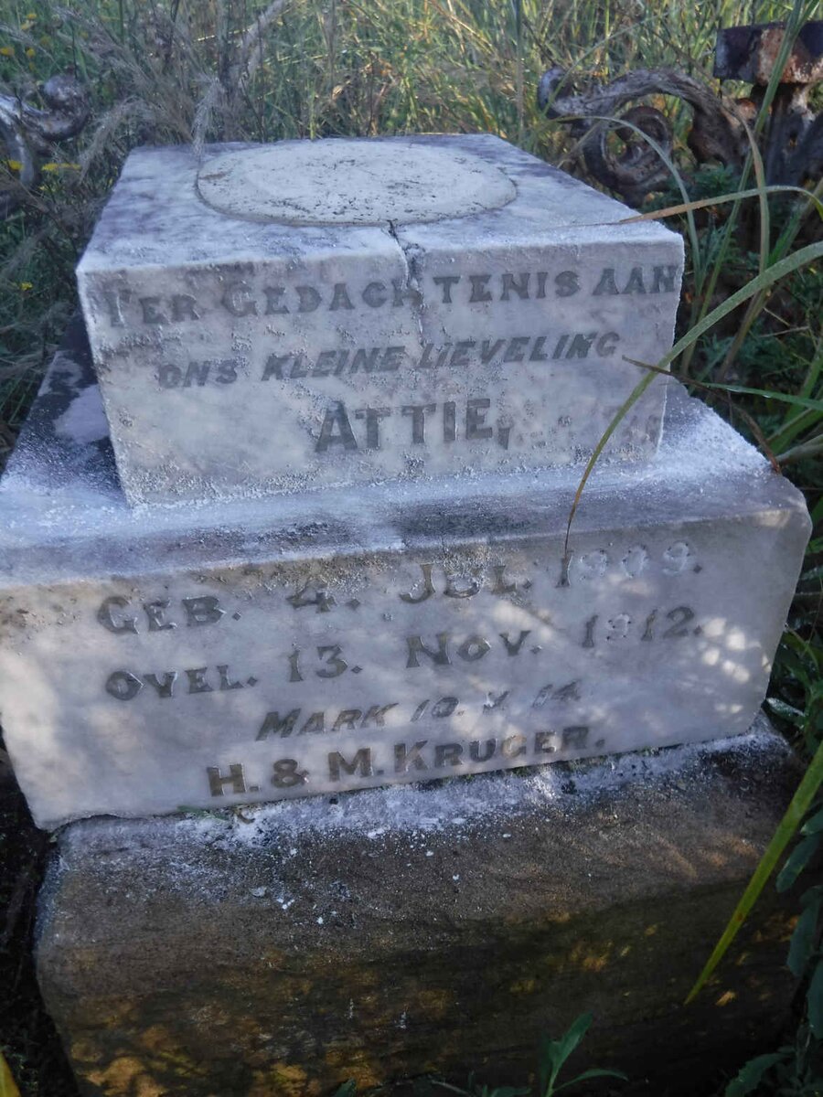 KRUGER Attie 1909-1912