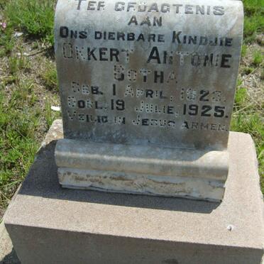 BOTHA Okkert Antonie 1923-1925