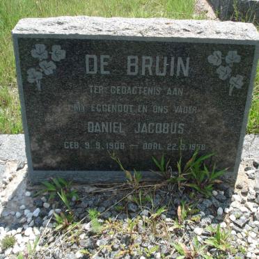 BRUIN Daniel Jacobus, de 1908-1958