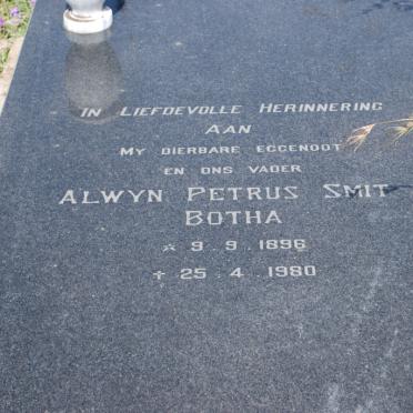 BOTHA Alwyn Petrus Smit 1896-1980