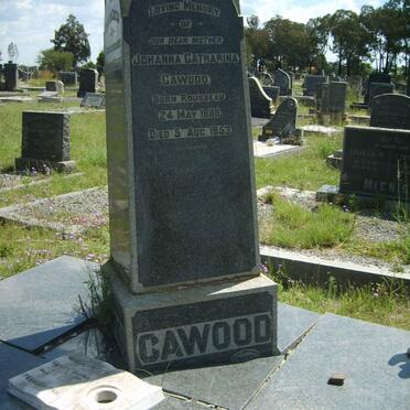 CAWOOD Johanna Catharina nee ROUSSEAU 1888-1953