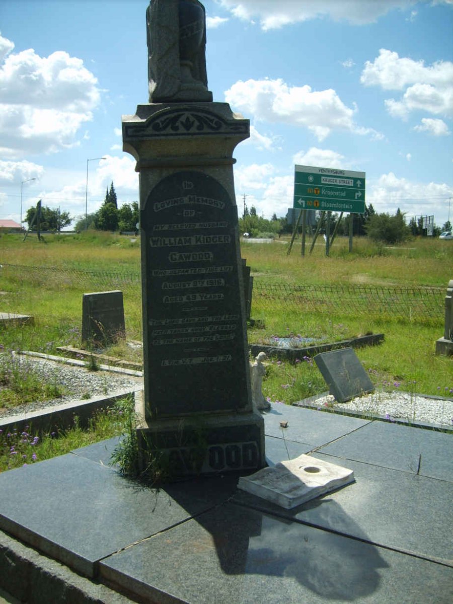 CAWOOD William Kidger -1916 &amp; Johanna Catharina ROUSSEAU 1888-1953