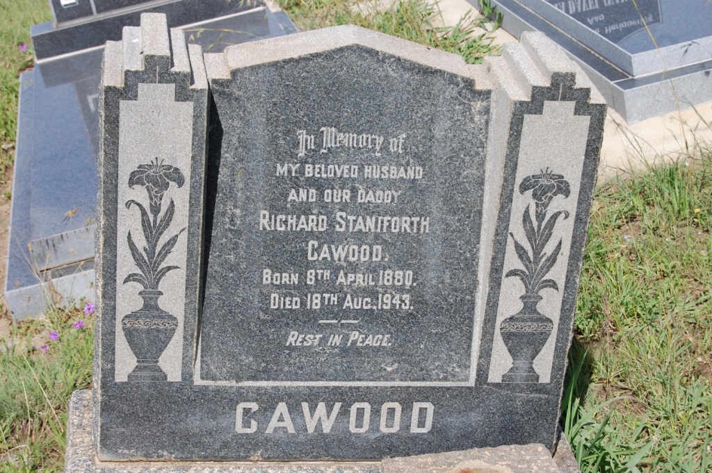 CAWOOD Richard Staniforth 1880-1943