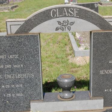 CLASE Frans Engelbertus 1878-1963 &amp; Hendrina Christina KOTZE 1885-1966