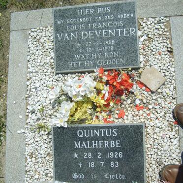 DEVENTER Louis Francois, van 1898-1978 :: MALHERBE Quintus 1926-1983