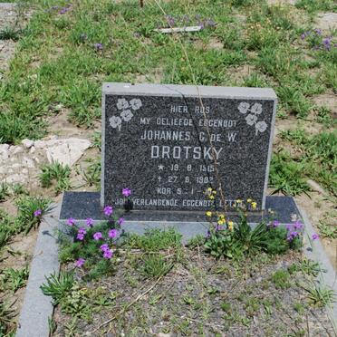 DROTSKY Johannes C. de W. 1915-1982