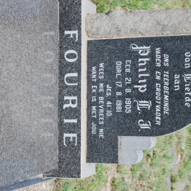 FOURIE Philip L.J. 1905-1981