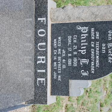FOURIE Philip L.J. 1905-1981