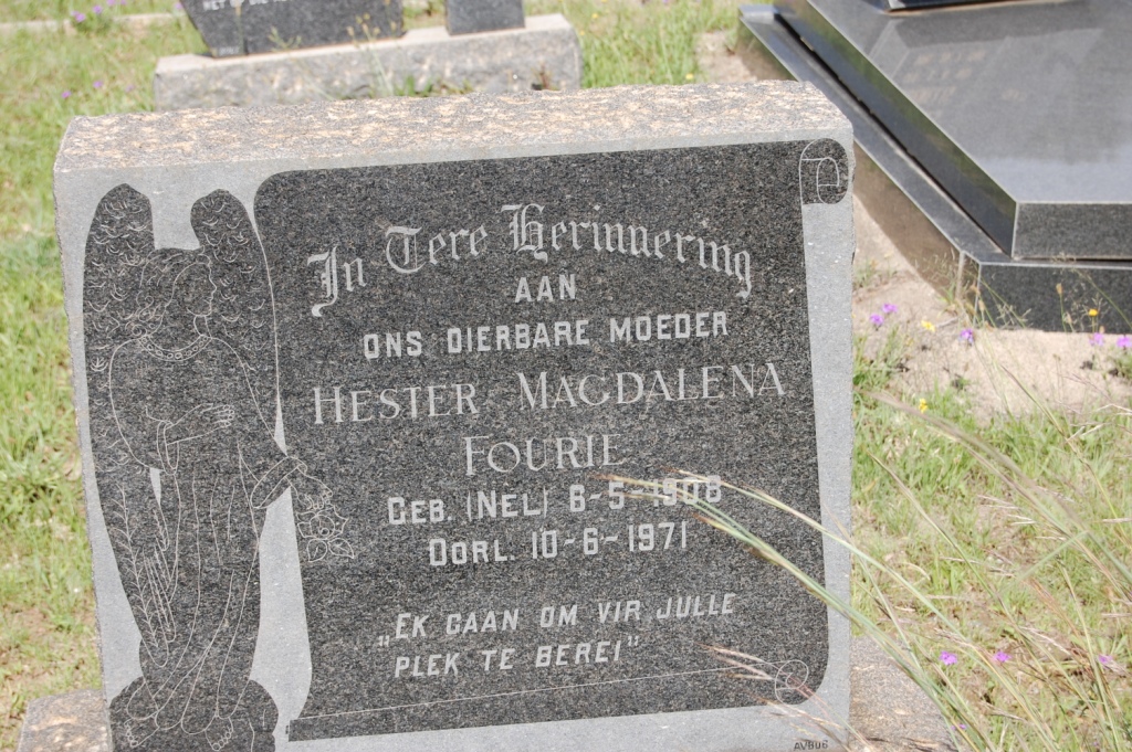 FOURIE Hester Magdalena nee NEL 1908-1971
