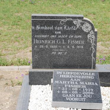 FISMER Heinrich G.L. 1922-1979  :: FISHER Martha Maria 1919-2006