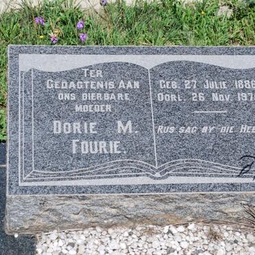 FOURIE Dorie M. 1886-1975