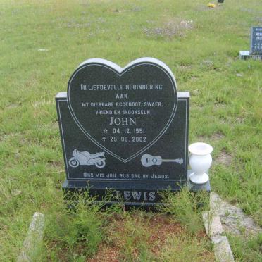 LEWIS John 1951-2002