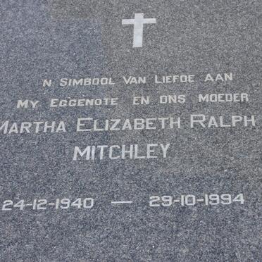 MITCHLEY Martha Elizabeth Ralph 1940-1994