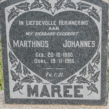 MAREE Marthinus Johannes 1880-1956
