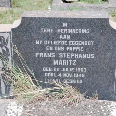MARITZ Frans Stephanus 1903-1949