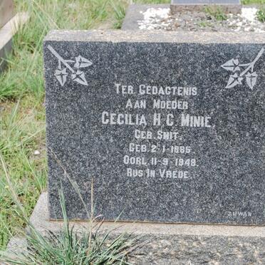 MINIE Cecilia H.C. nee SMIT 1885-1948