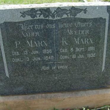 MARX P. 1856-1940 &amp; K. 1861-1932