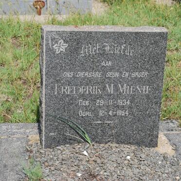 MIENIE Frederik M. 1934-1954