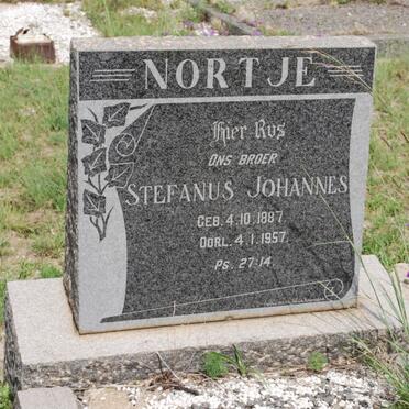 NORTJE Stefanus Johannes 1887-1957