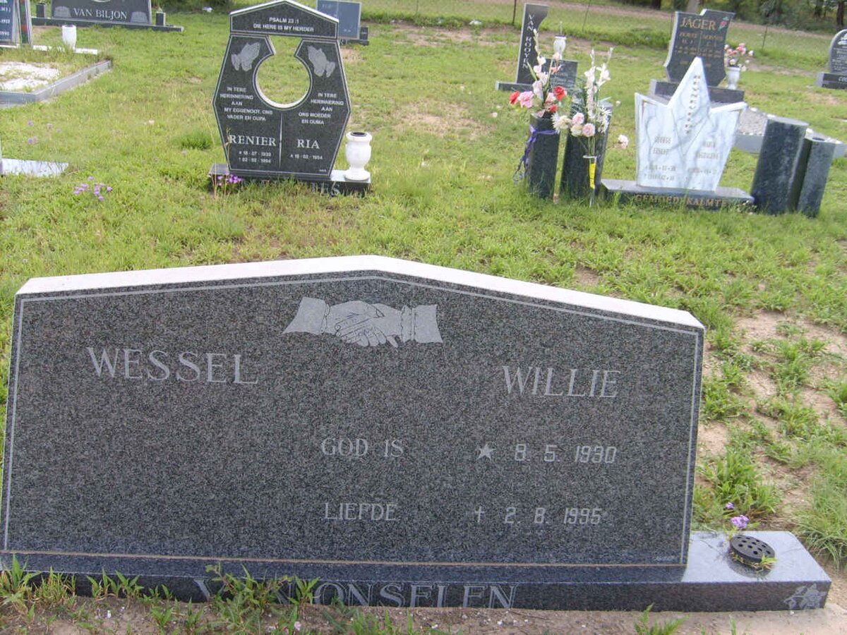ONSELEN Wessel, van :: VAN ONSELEN Willie 1930-1995