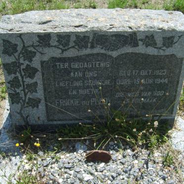 PLOOY Frikkie, du 1923-1944