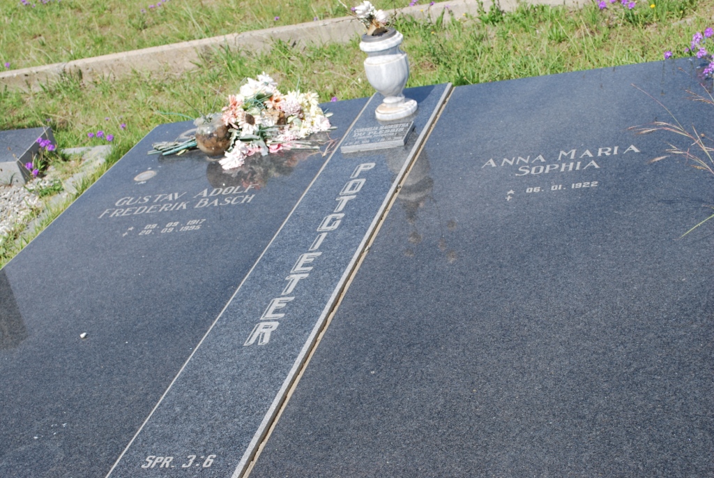 POTGIETER Gustav Adolf Frederik Basch 1917-1995 &amp; Anna Maria Sophia 1922-