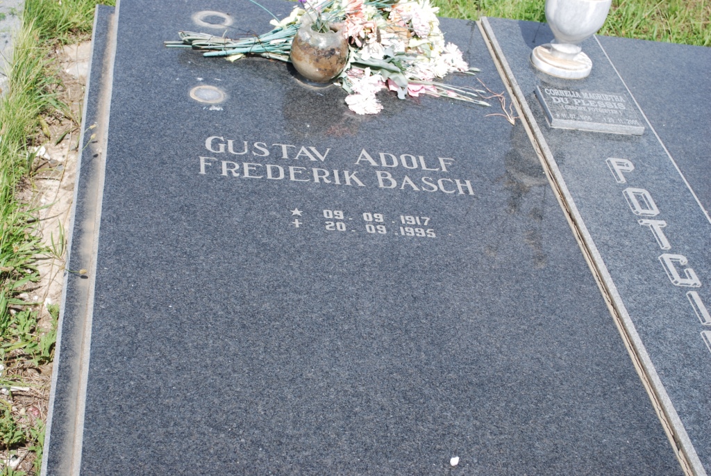 POTGIETER Gustav Adolf Frederik Basch 1917-1995