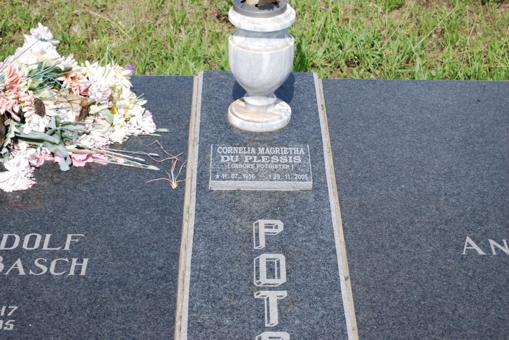 PLESSIS Cornelia Magrietha, du nee POTGIETER 1956-2005