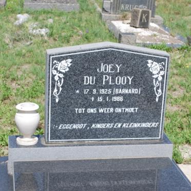 PLOOY Joey, du nee BARNARD 1925-1986