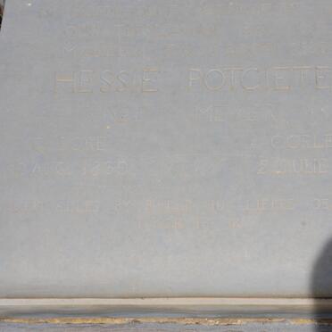 POTGIETER Hessie nee MEYER 1869-1945