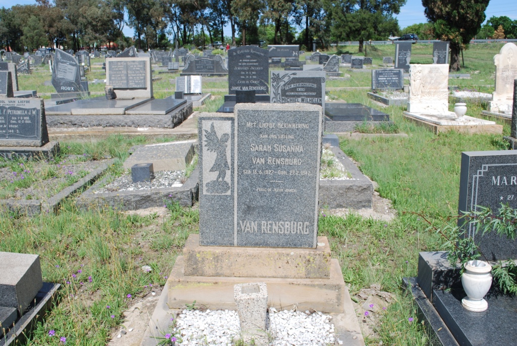 RENSBURG Sarah Susanna, van 1927-1942