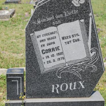 ROUX Corrie 1922-1978