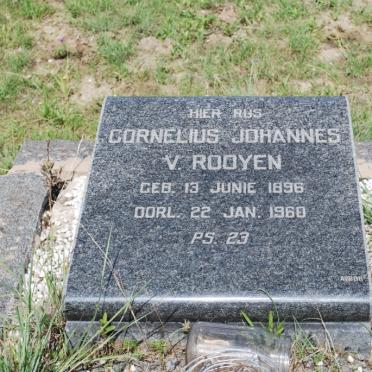 ROOYEN Cornelius Johannes, v. 1896-1960