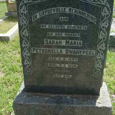 SWANEPOEL Sarah Maria Petronella 1894-1935