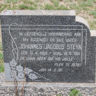 STEYN Johannes Jacobus 1909-1961