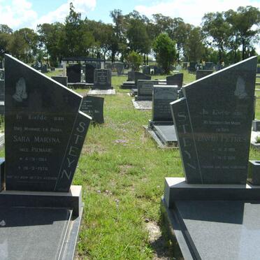 STEYN David Petrus 1901-1974 &amp; Sara Maryna PIENAAR 1914-1976